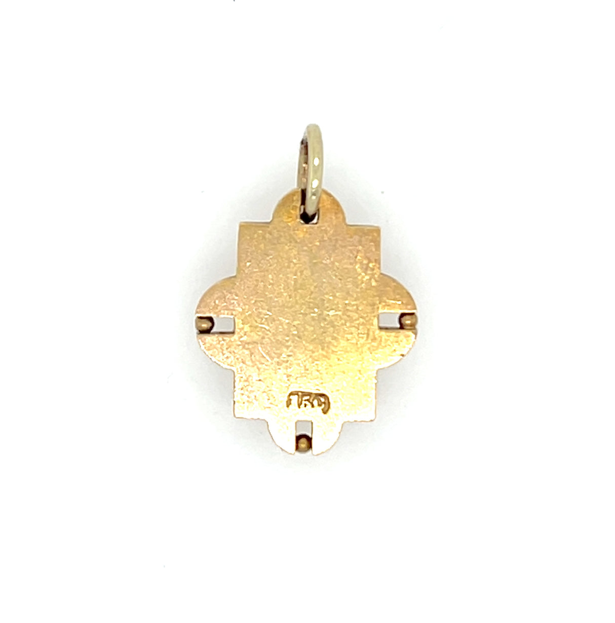 Antique late 19th Century 15ct Gold & Old Cut Diamond Pendant