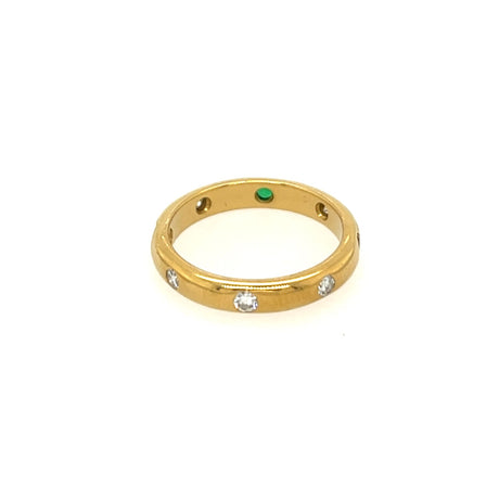 Multi-gem 18ct Gold Vintage Ring 1990s