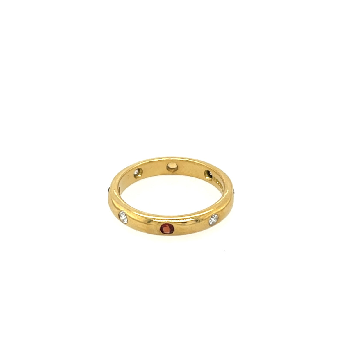 Multi-gem 18ct Gold Vintage Ring 1990s