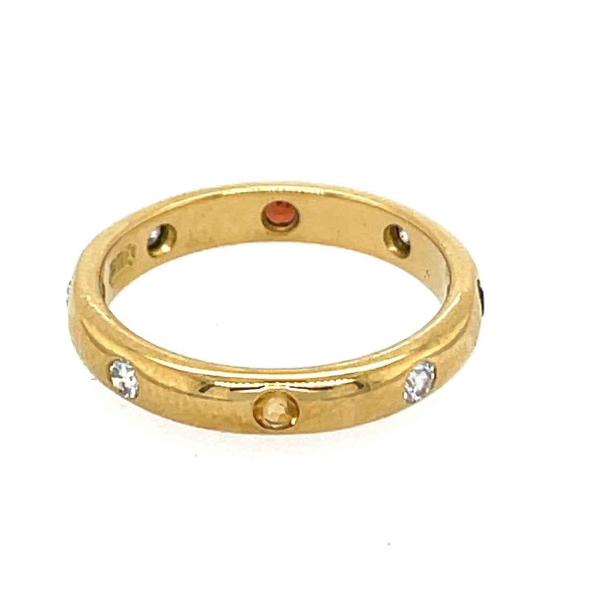 Multi-gem 18ct Gold Vintage Ring 1990s