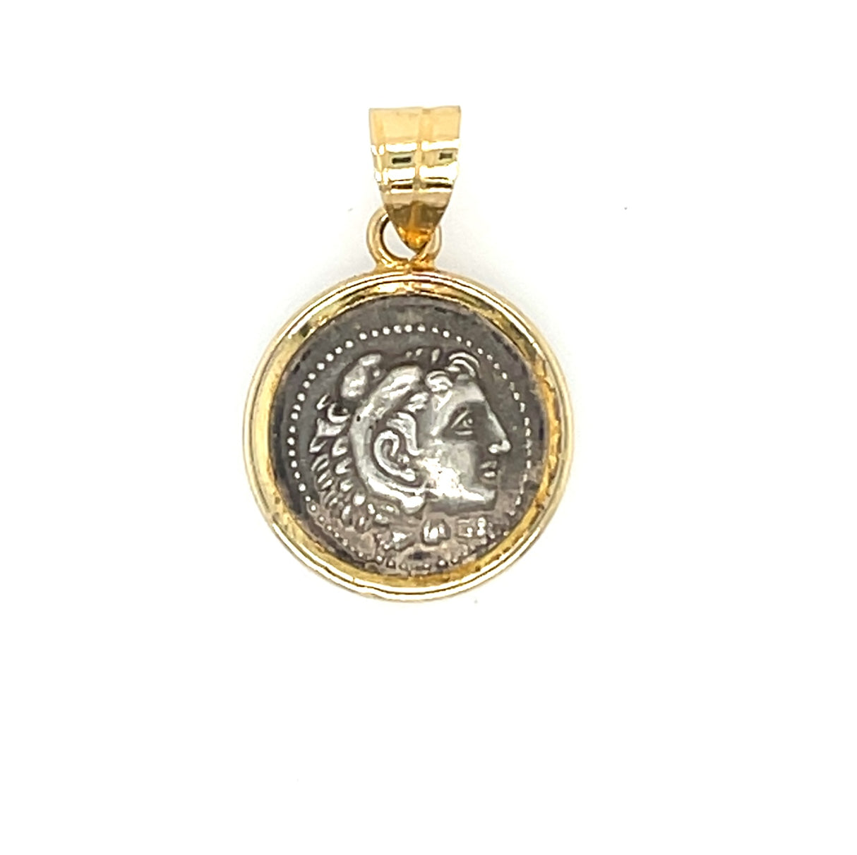 Athena Token Necklace Set in 14ct Gold