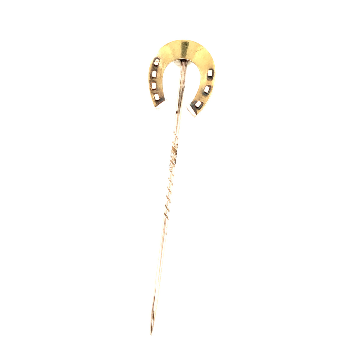 15ct horseshoe tie pin