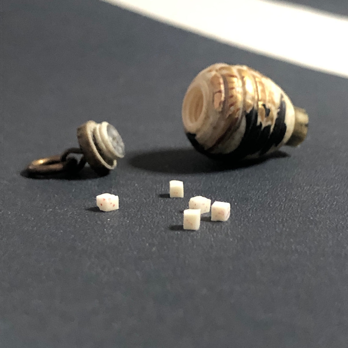 Antique Japanese Lacquered Opening Lantern Pendant