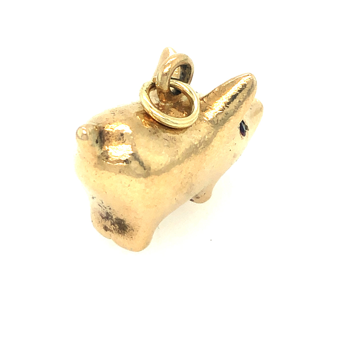 Hans Georg Maunter vinatge gold pig pendant.jpg