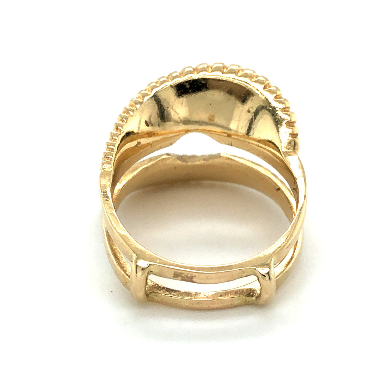 Jacket Ring in 14K Yellow Gold The Vintage Jewellery Company