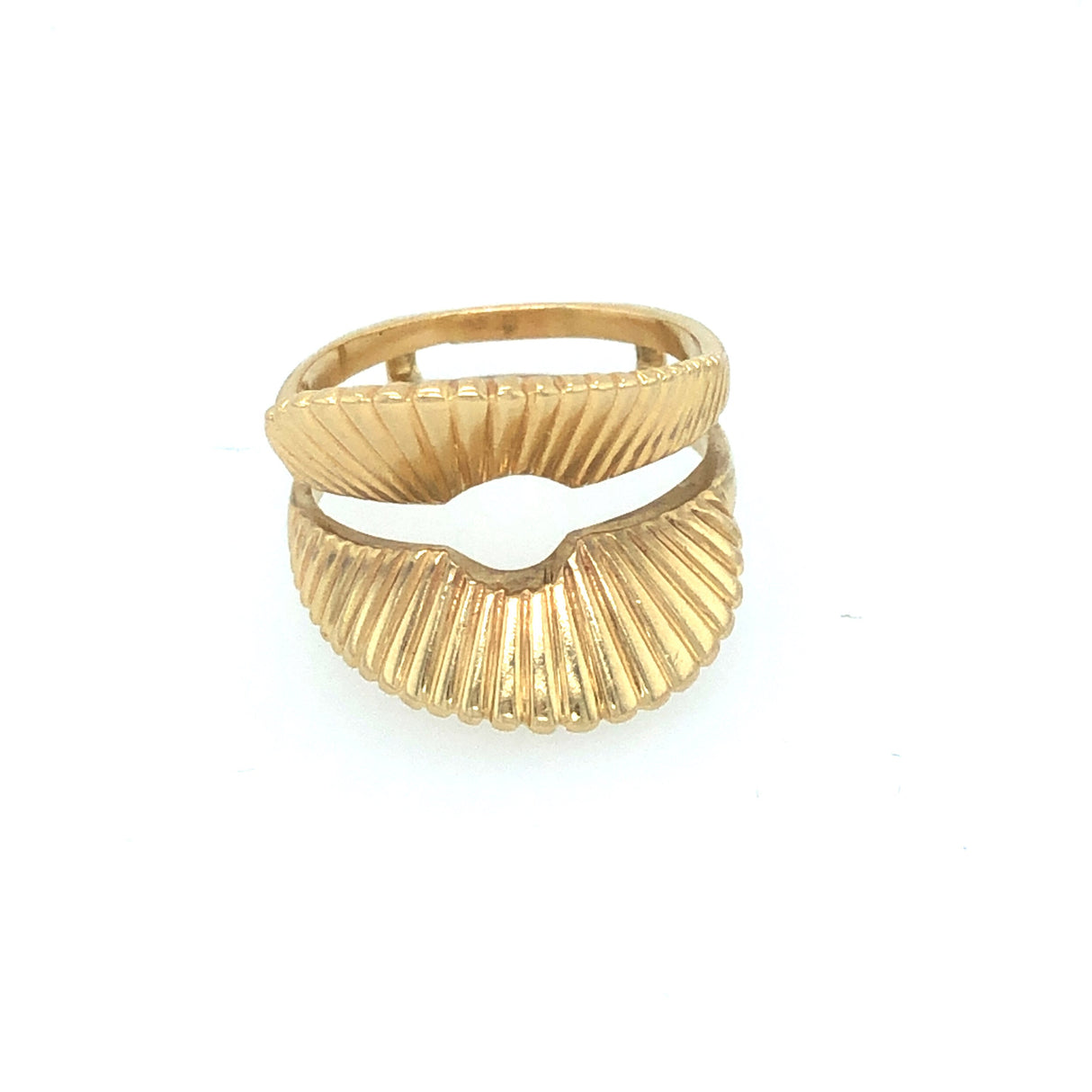 Jacket Ring in 14K Yellow Gold The Vintage Jewellery Company