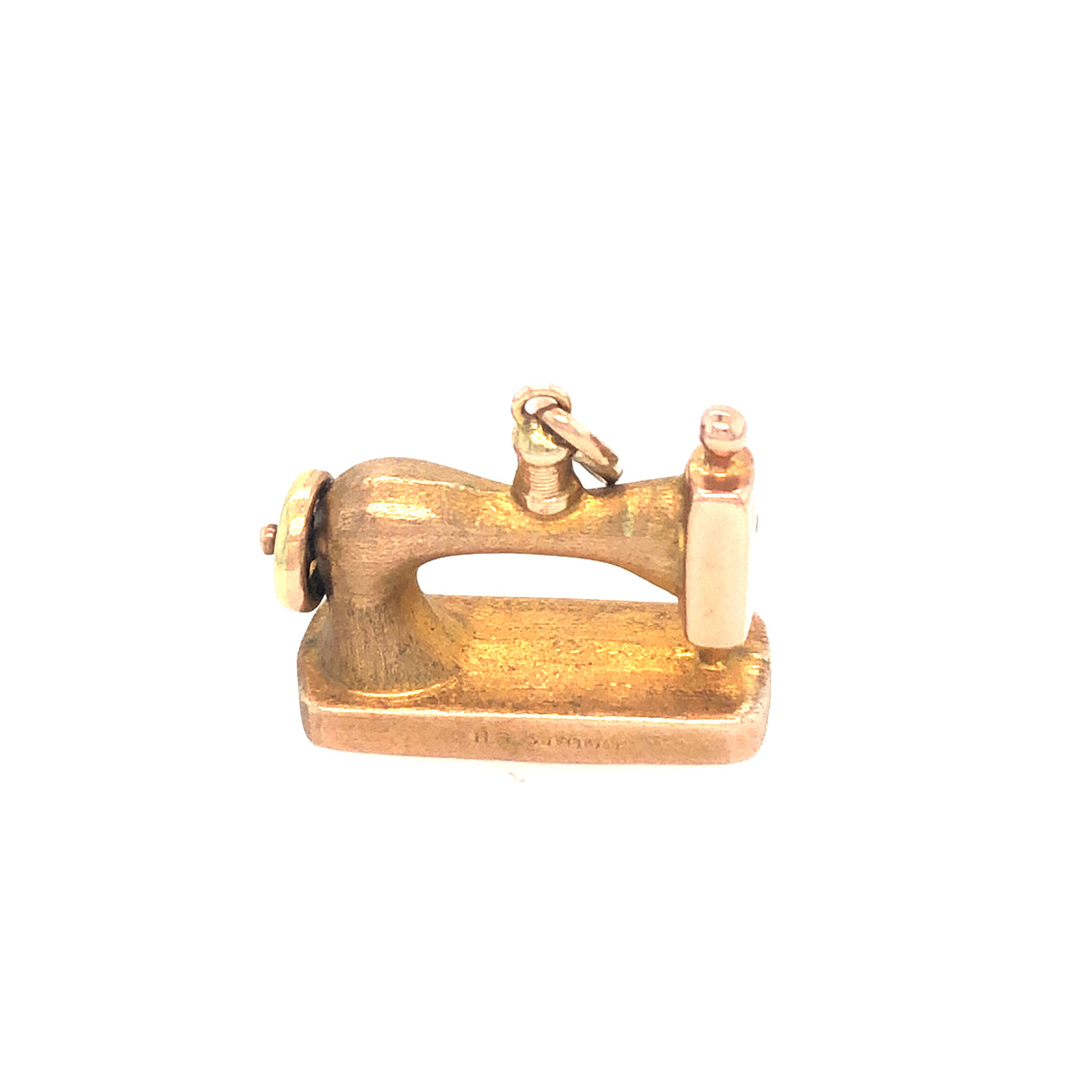 Vintage Mid-Century Gold Sewing Pendant