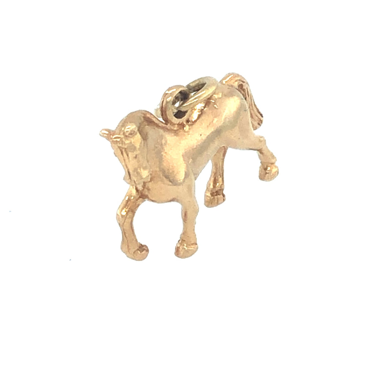 Trotting Small Horse Charm in 9k Gold The Vintage Jewellery Company