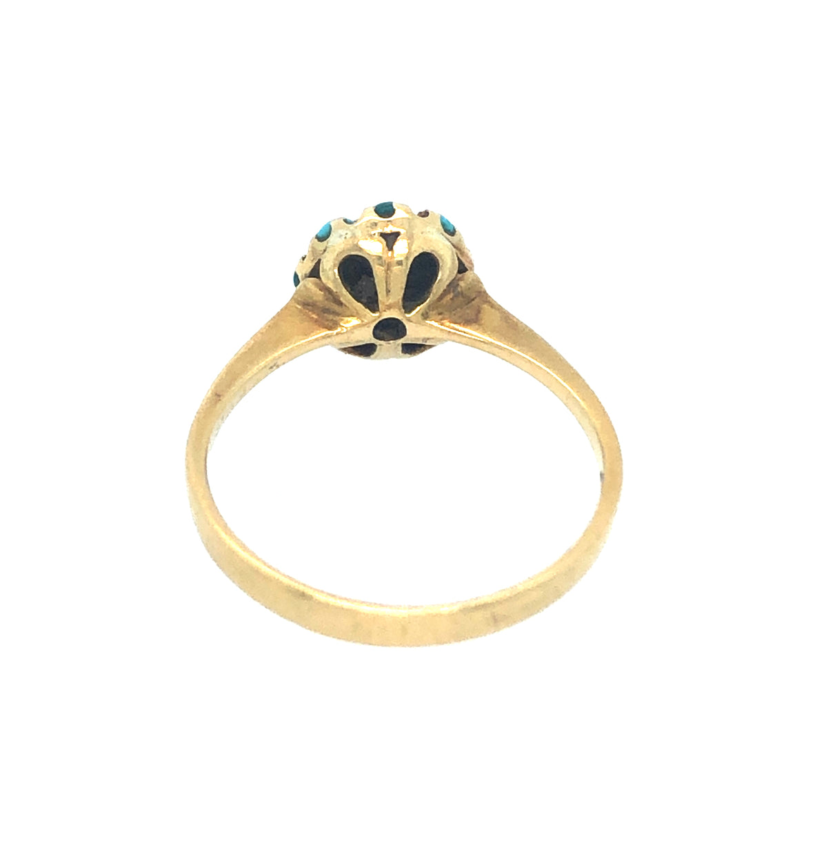 Victorian Pearl & Turquoise Gold Ring