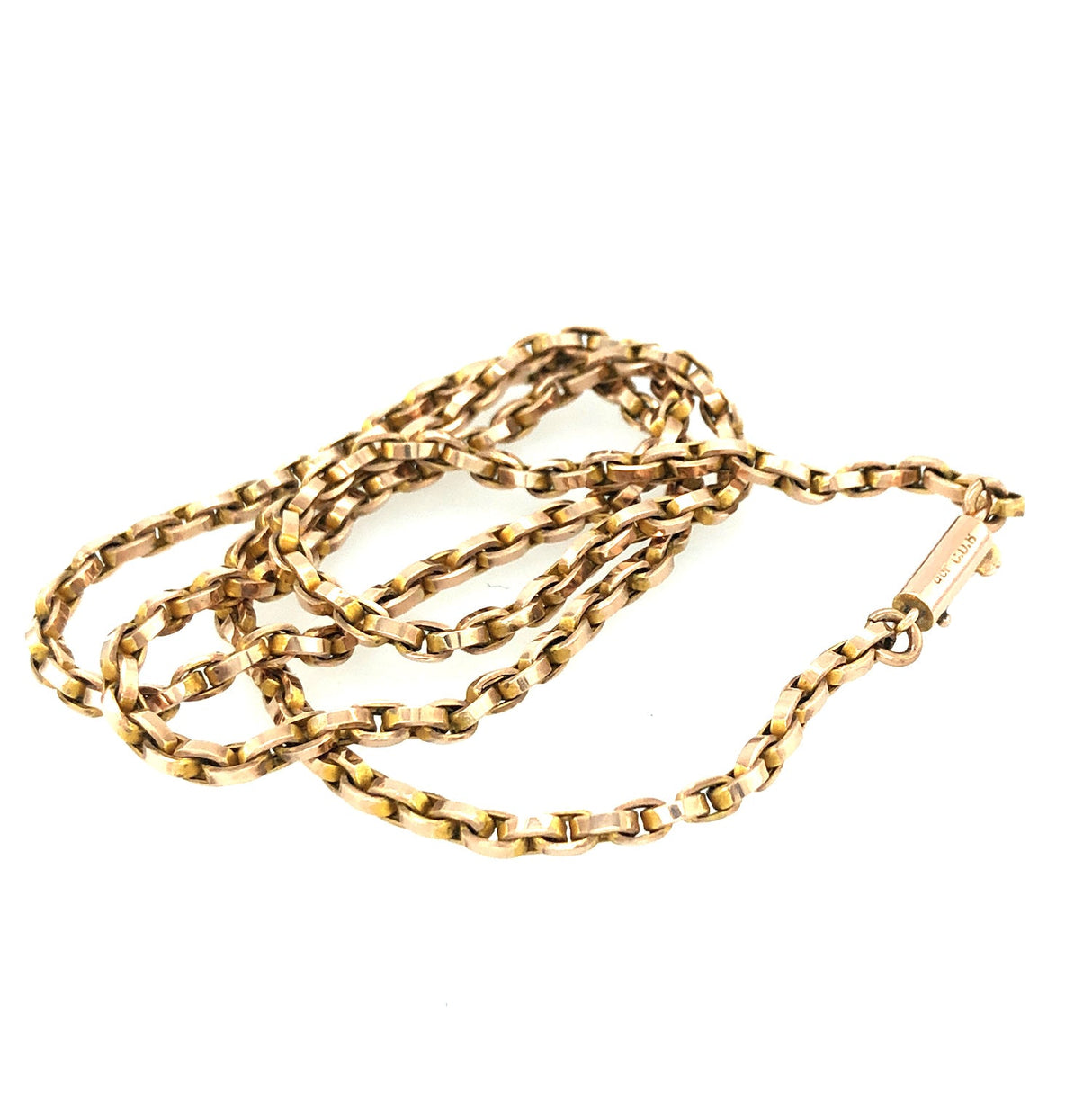 Vintage 9k Gold Belcher Chain 7.8g The Vintage Jewellery Company