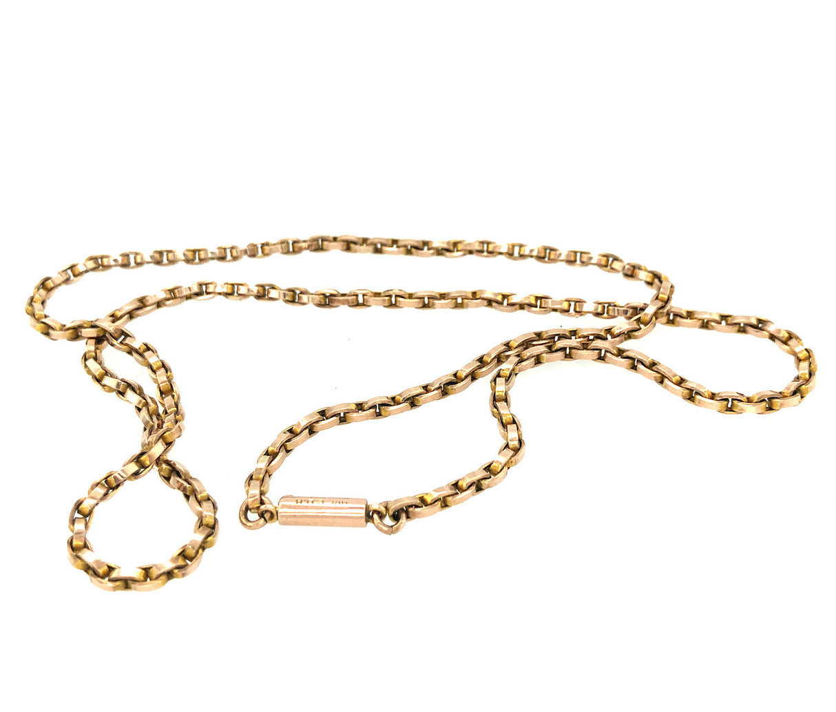 Vintage 9k Gold Belcher Chain 7.8g The Vintage Jewellery Company