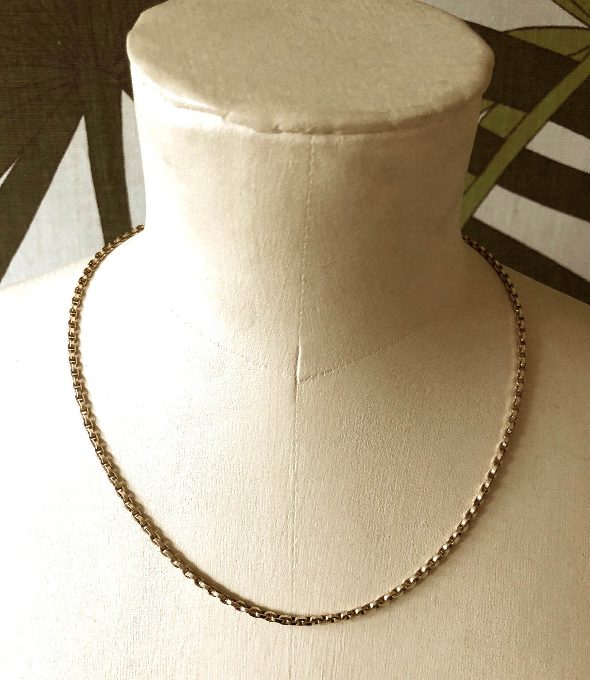 Vintage 9k Gold Belcher Chain 7.8g The Vintage Jewellery Company