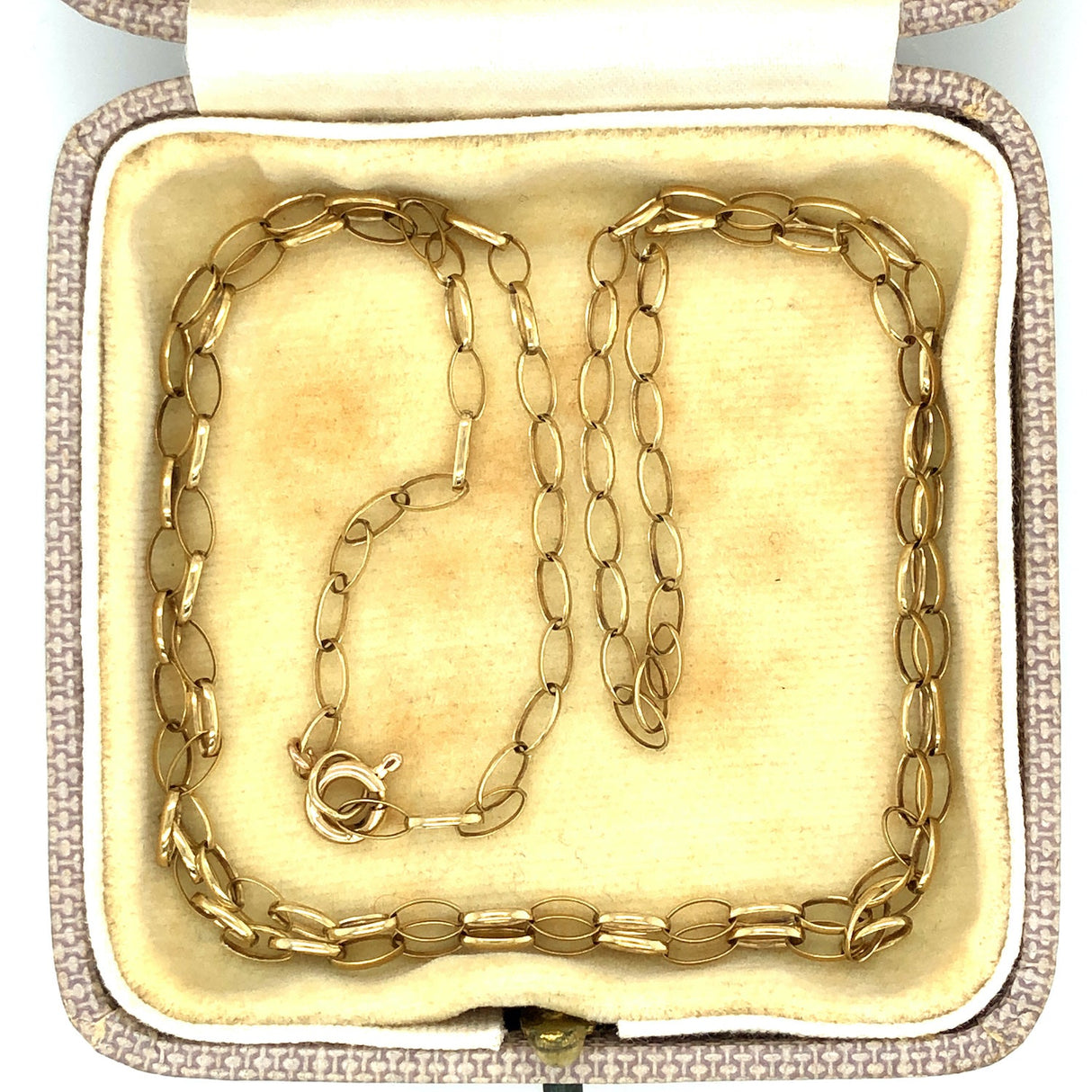 Vintage 9k Gold Link Chain 3.5g The Vintage Jewellery Company