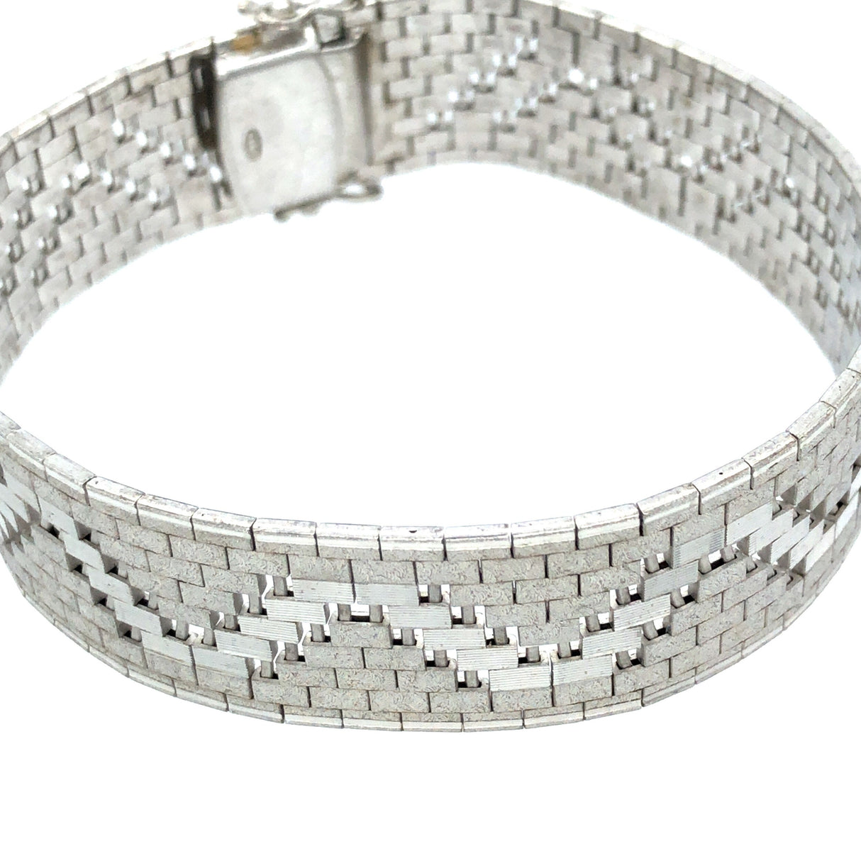 Vintage Silver Closed-Link Bracelet The Vintage Jewellery Company