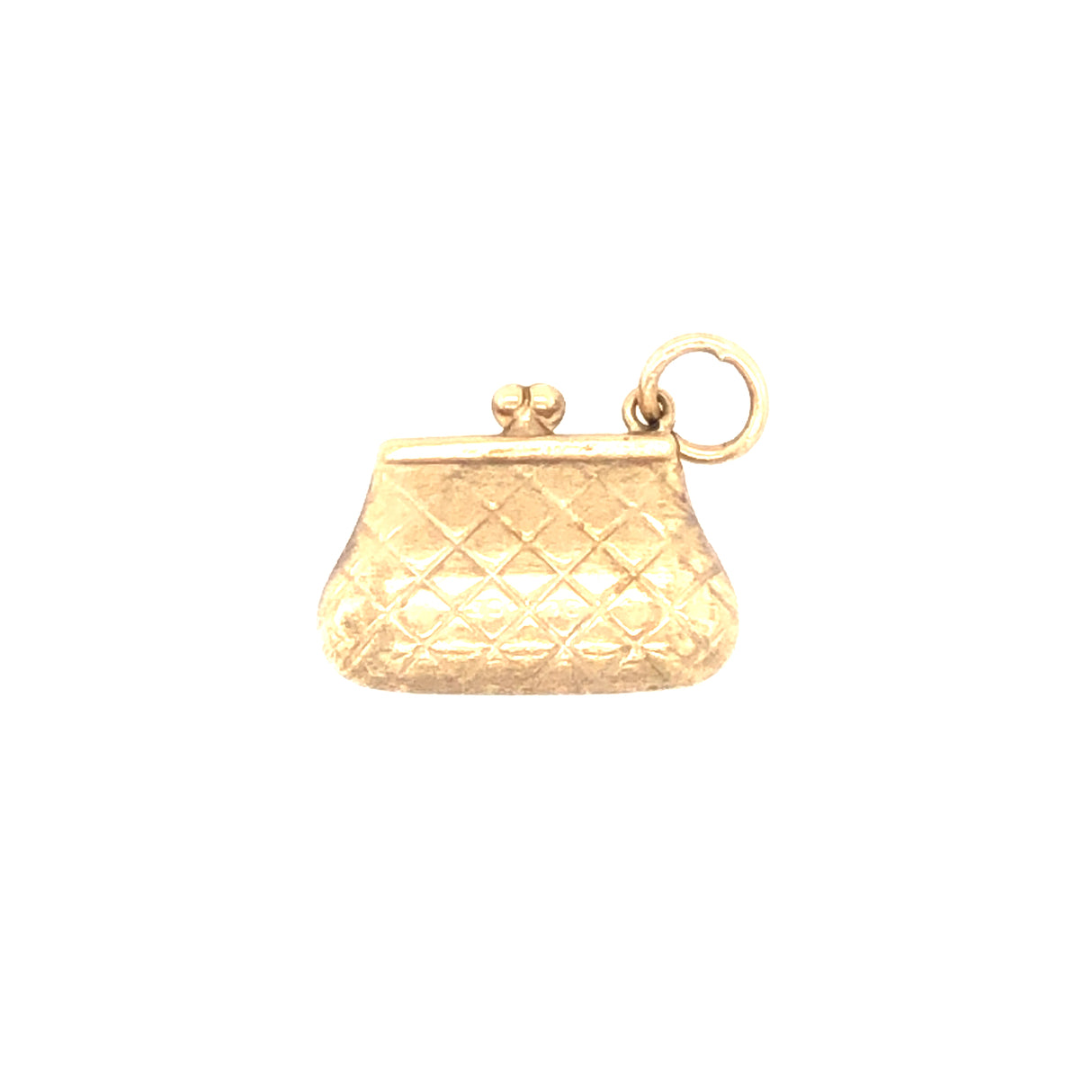 Vintage 9ct Gold Handbag Charm Pendant