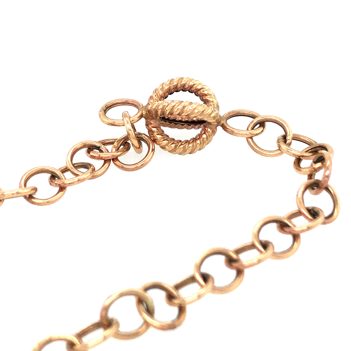 Vintage 9ct Gold Cable Chain with Open Spheres