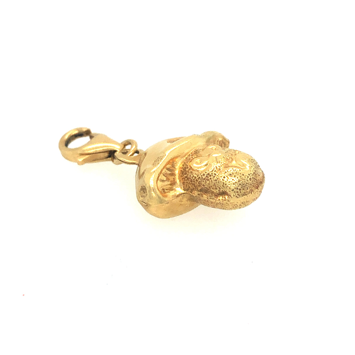 Vintage Gold Magic Mushroom Pendant Charm