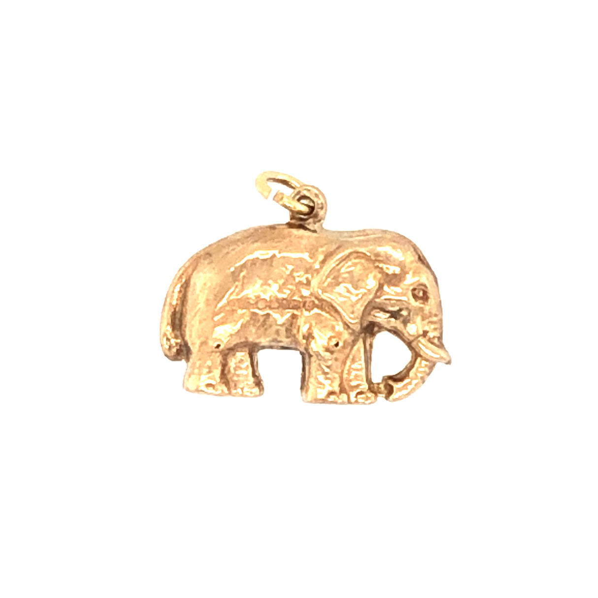 Vintage elephant Charm in 9ct Gold