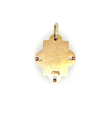 Late 19th Century 15ct Gold & Old Cut Diamond Pendant