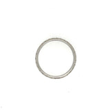 Early 20th Century Platinum Band Ring with Engraved Design