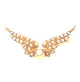 Early 20th Gold & Split Pearl Wings Brooch