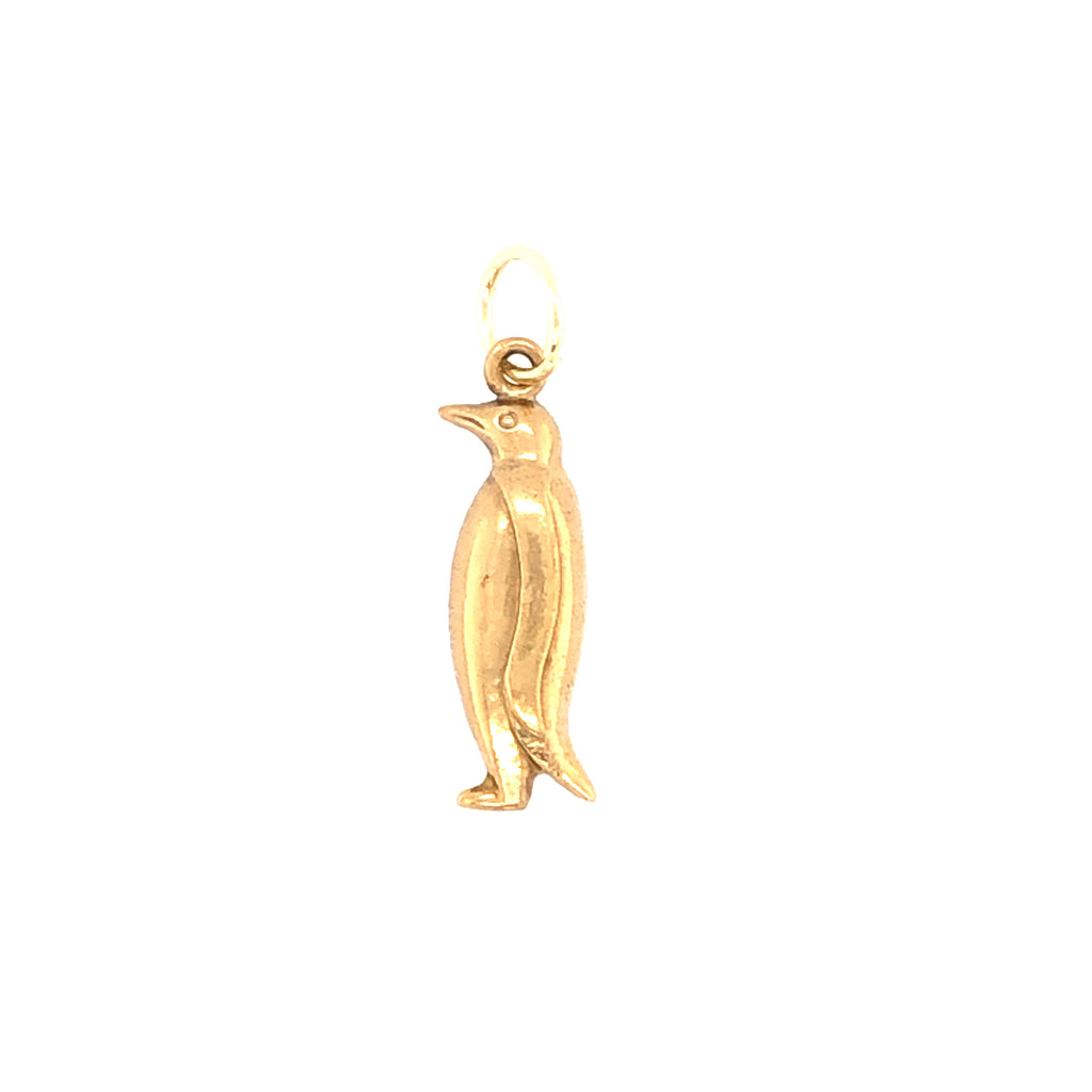 Vintage Gold Penguin Charm in 9ct Gold