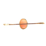 Gold Cameo Vintage Bar Brooch The Vintage Jewellery Company