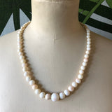 Vintage 14k Gold and Coral Necklace The Vintage Jewellery Company