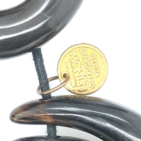 Vintage 1980s Monies - Gerda Lynggaard - Horn Statement Necklace - Signed The Vintage Jewellery Company