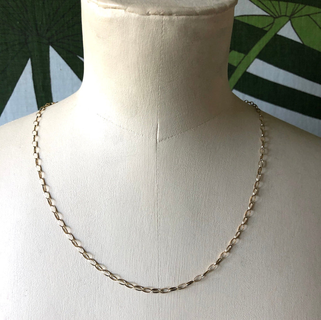 Vintage 9k Gold Link Chain 3.5g The Vintage Jewellery Company