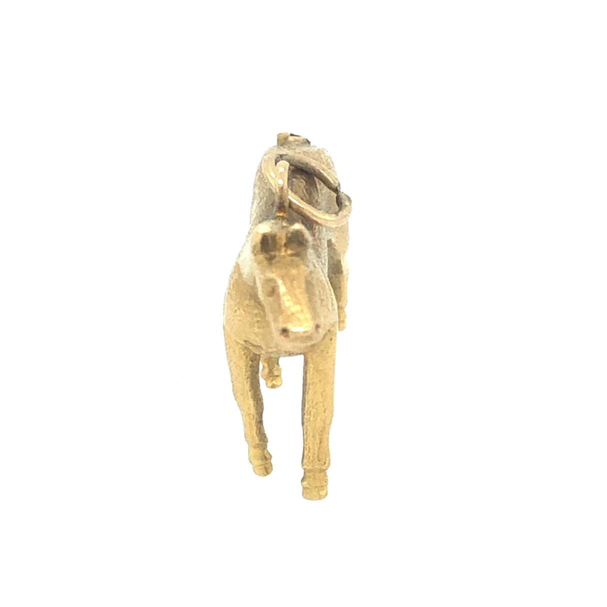 Vintage Large 9k Gold Horse Pendant The Vintage Jewellery Company