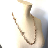 Vintage 9k Gold Cable Chain with Open Spheres