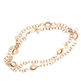 Vintage 9k Gold Cable Chain with Open Spheres