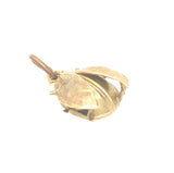Vintage Gold Pendant - Ladybird With Open Wings