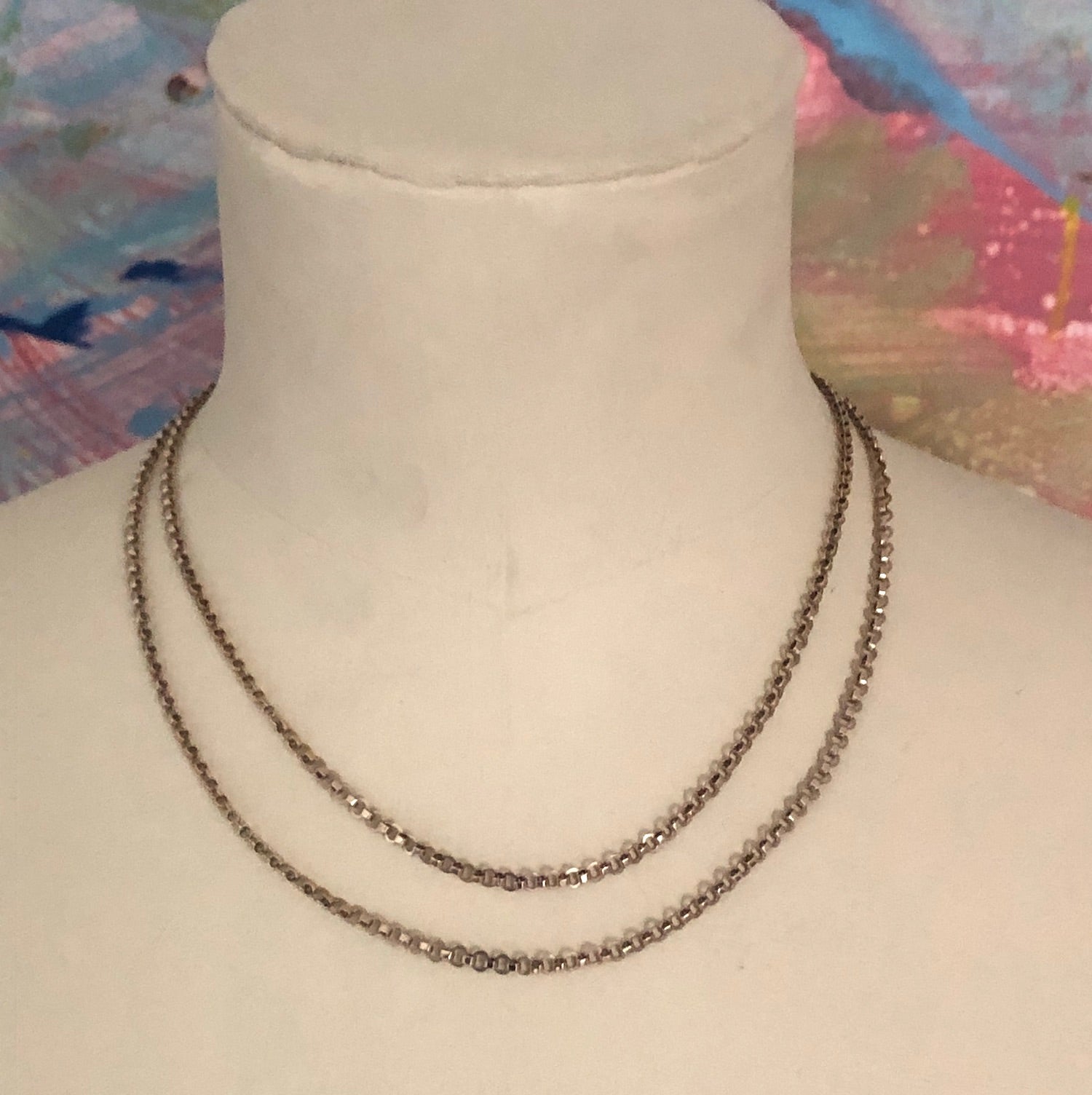 Vintage Versatile Metal Ot Chain Necklace