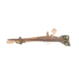 shot gun brooch gold