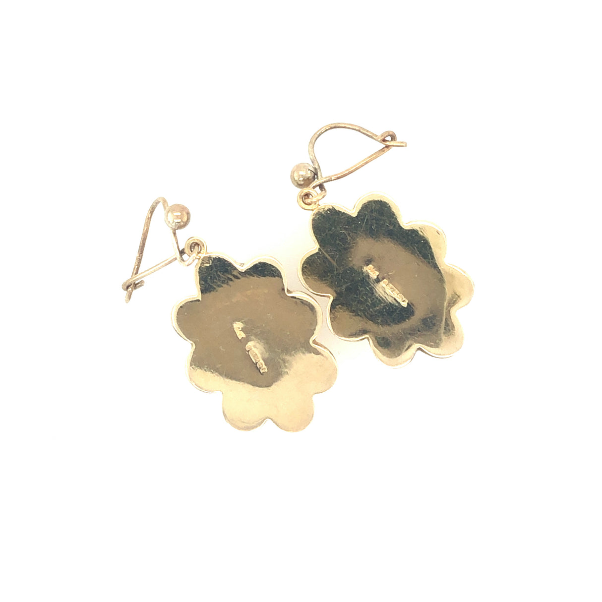 Vintage 1960s Gold Drop Earrings